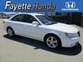 Powder White Pearl 2009 Hyundai Sonata SE V6