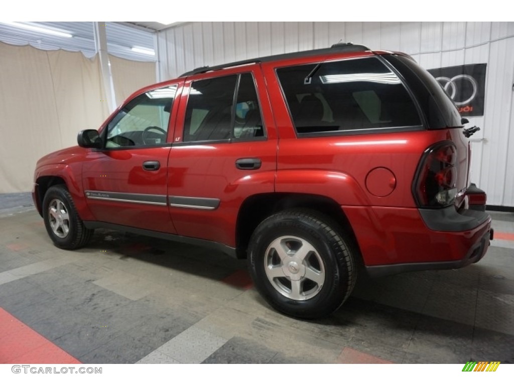 2002 TrailBlazer LT 4x4 - Majestic Red Metallic / Dark Pewter photo #11