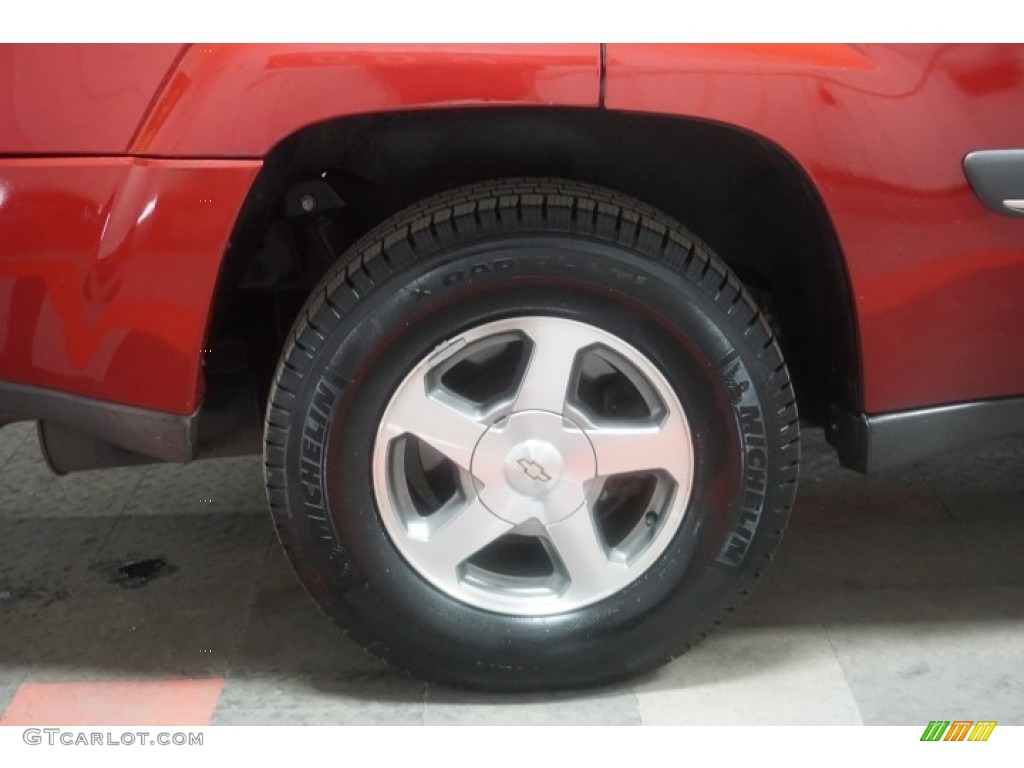 2002 TrailBlazer LT 4x4 - Majestic Red Metallic / Dark Pewter photo #59