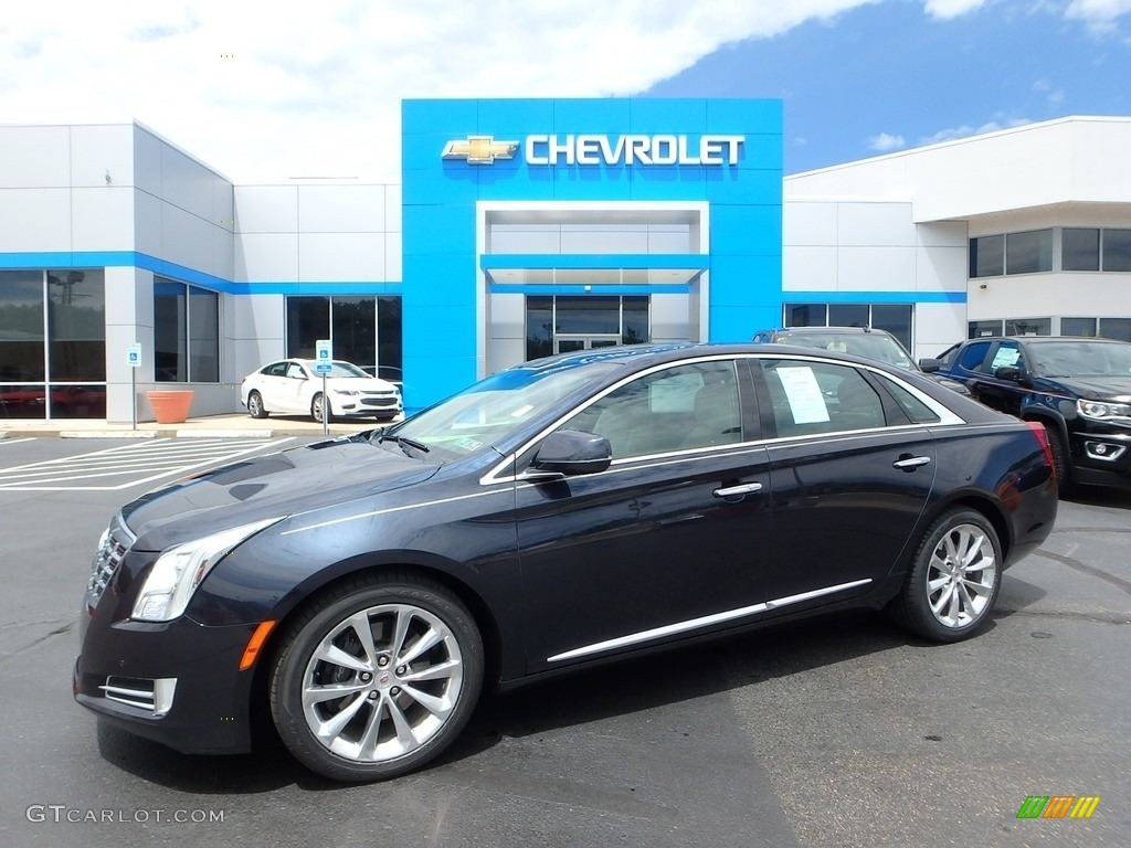 2013 XTS Luxury AWD - Sapphire Blue Metallic / Medium Titanium/Jet Black photo #1