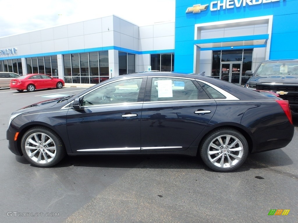 2013 XTS Luxury AWD - Sapphire Blue Metallic / Medium Titanium/Jet Black photo #3