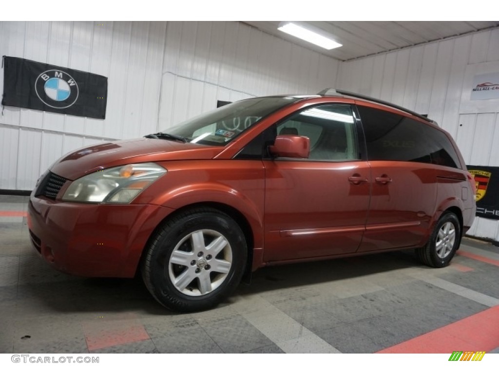 2005 Quest 3.5 SL - Autumn Red Metallic / Beige photo #2