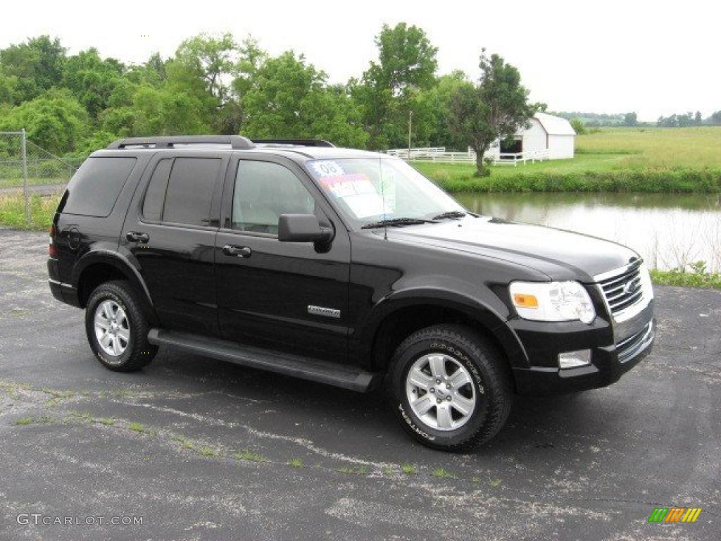 Black Ford Explorer