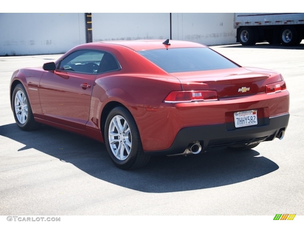 2014 Camaro LS Coupe - Crystal Red Tintcoat / Black photo #2