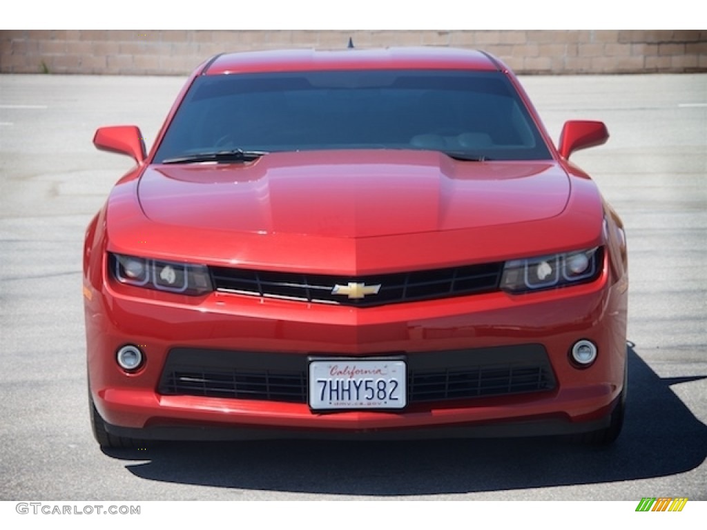 2014 Camaro LS Coupe - Crystal Red Tintcoat / Black photo #7