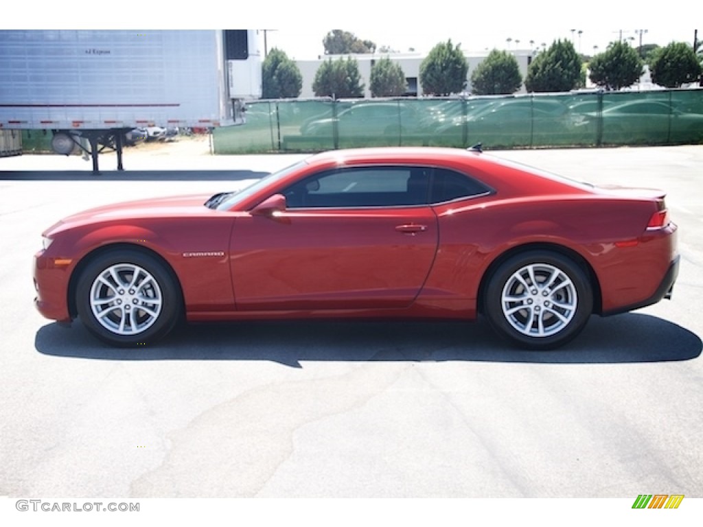 2014 Camaro LS Coupe - Crystal Red Tintcoat / Black photo #9