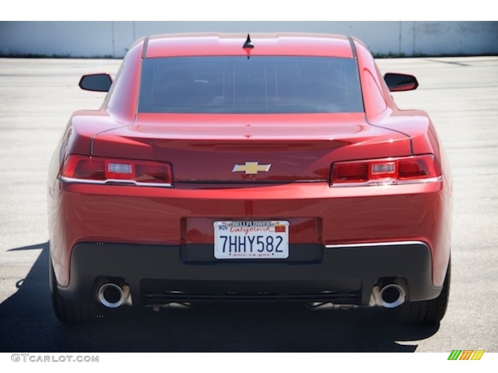 2014 Camaro LS Coupe - Crystal Red Tintcoat / Black photo #10