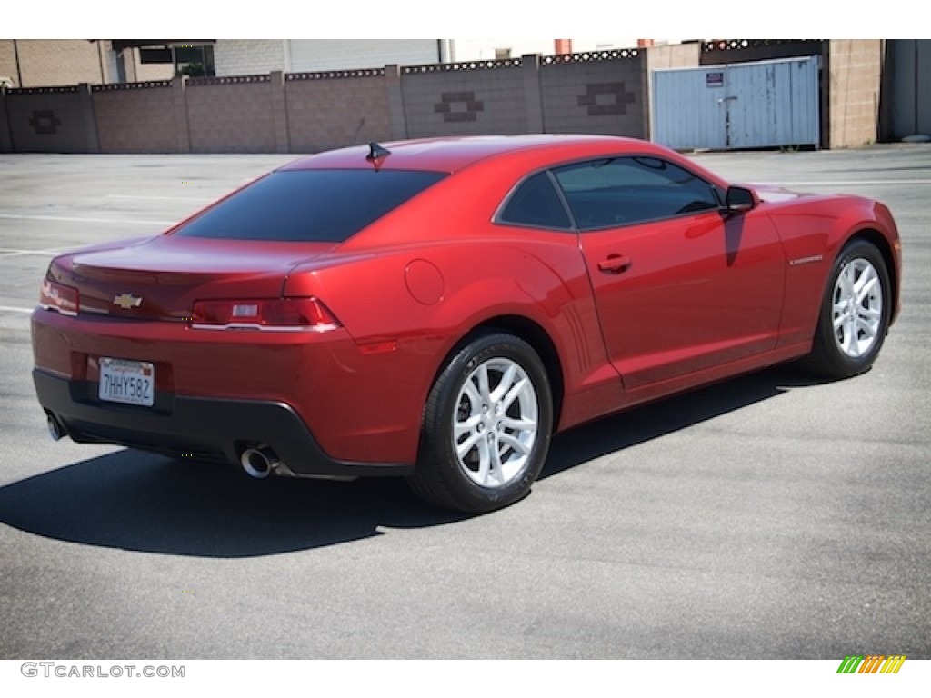 2014 Camaro LS Coupe - Crystal Red Tintcoat / Black photo #11