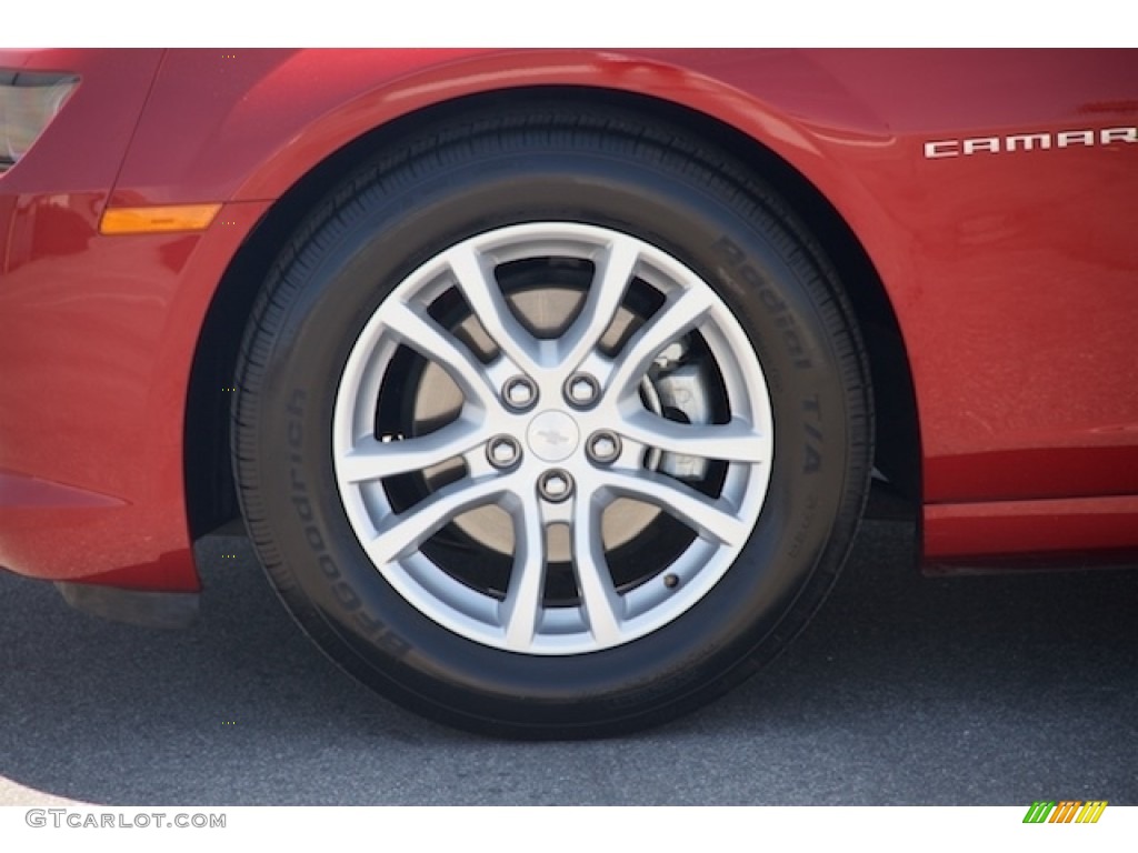 2014 Camaro LS Coupe - Crystal Red Tintcoat / Black photo #22