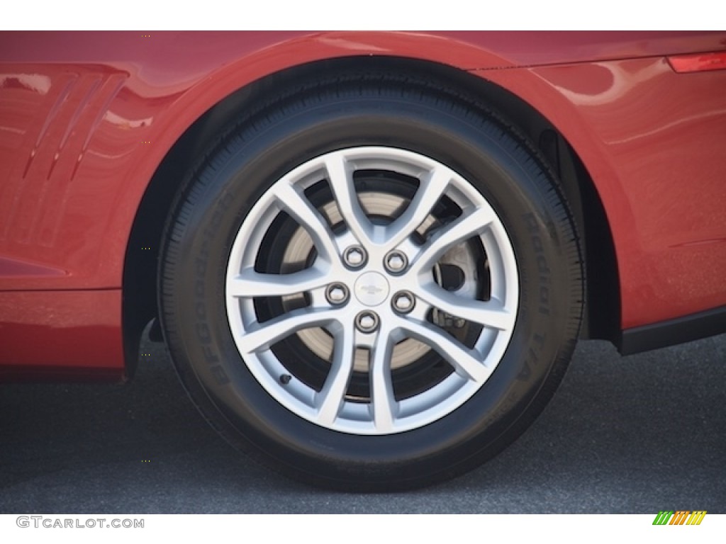 2014 Camaro LS Coupe - Crystal Red Tintcoat / Black photo #23