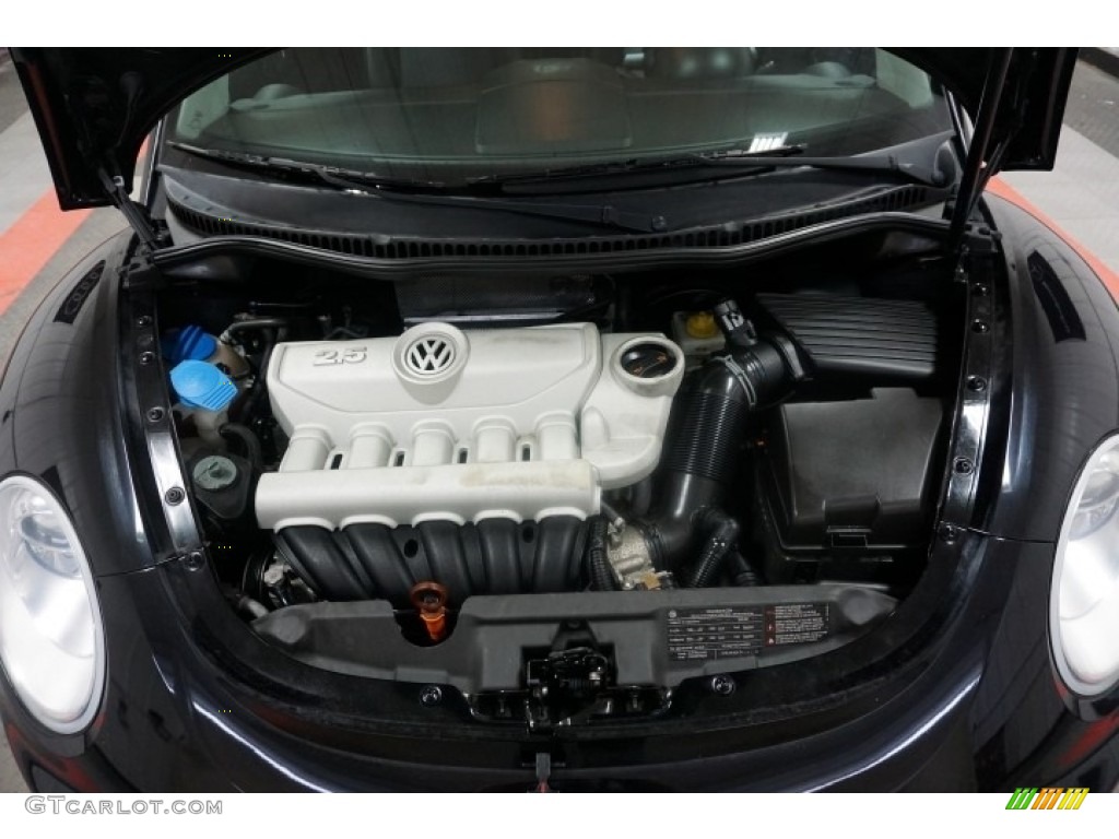 2010 New Beetle 2.5 Coupe - Black / Black photo #38