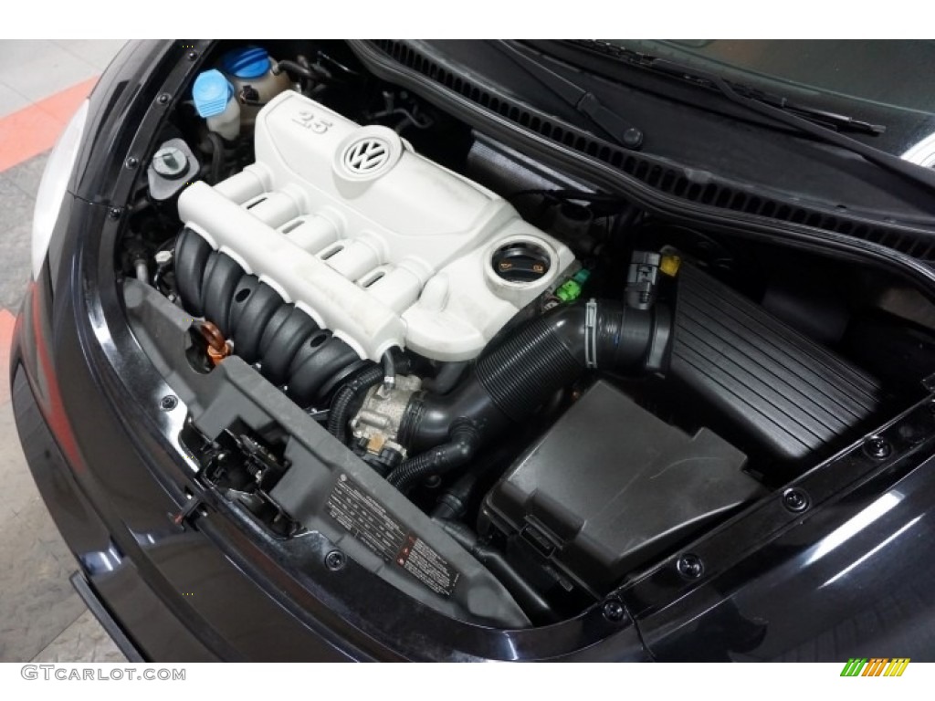 2010 New Beetle 2.5 Coupe - Black / Black photo #41