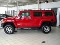 2006 Victory Red Hummer H3   photo #2