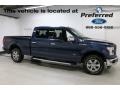 2016 Blue Jeans Ford F150 Lariat SuperCrew 4x4  photo #1