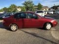 2007 Dark Toreador Red Metallic Ford Focus ZX4 SE Sedan  photo #3