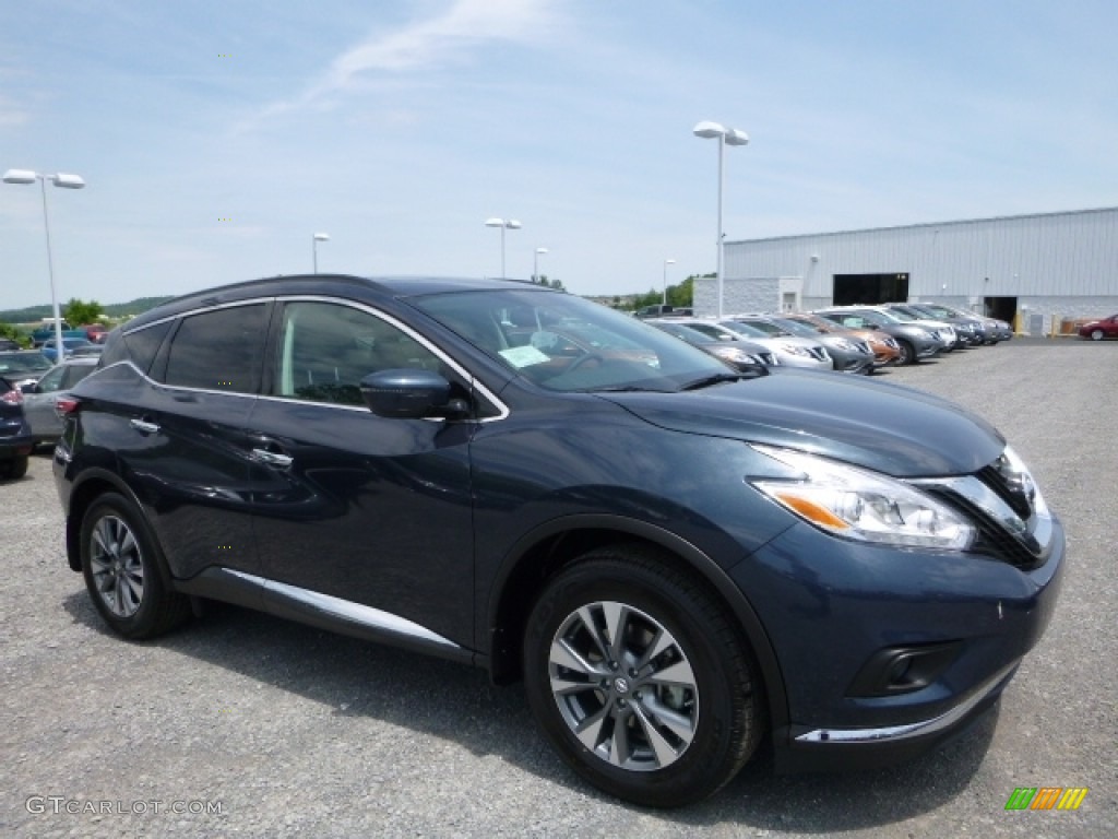 2016 Murano SV AWD - Arctic Blue Metallic / Graphite photo #1