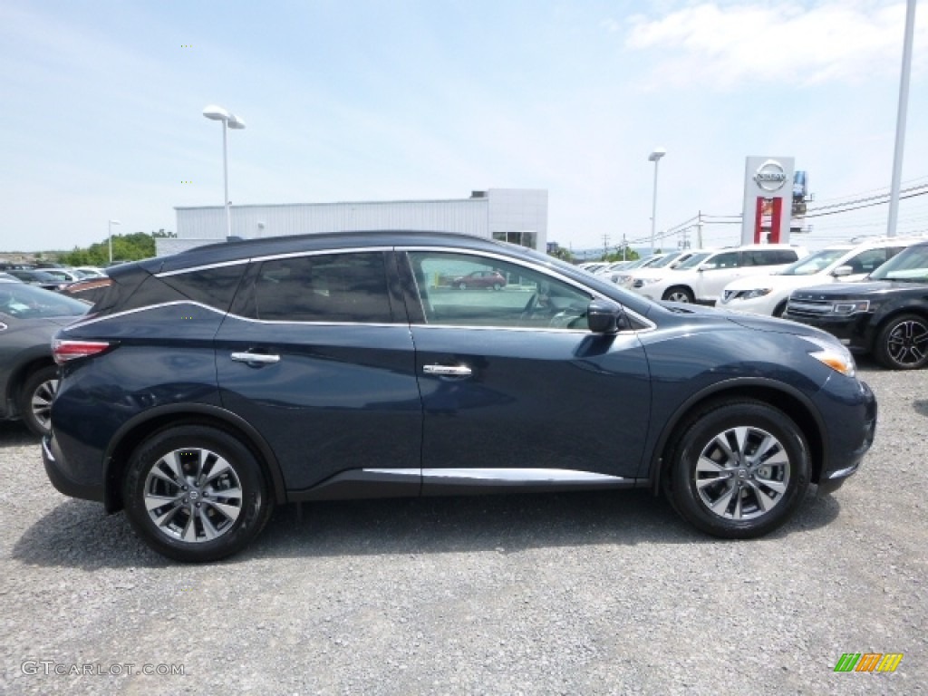 2016 Murano SV AWD - Arctic Blue Metallic / Graphite photo #3