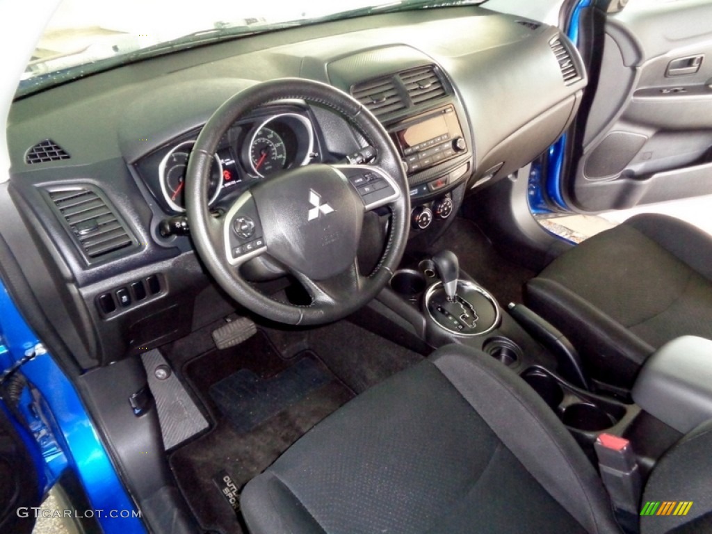 Black Interior 2015 Mitsubishi Outlander Sport Es Photo