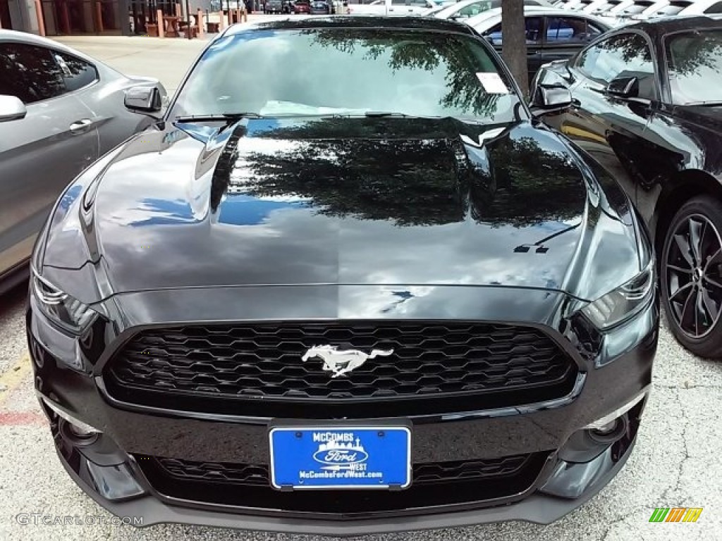 2016 Mustang EcoBoost Coupe - Shadow Black / Ebony photo #19