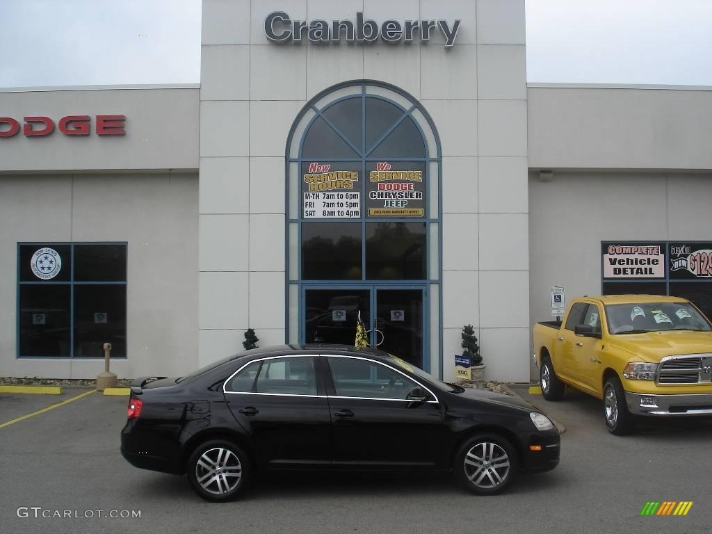 2005 Jetta 2.5 Sedan - Black Magic Pearl / Anthracite photo #1