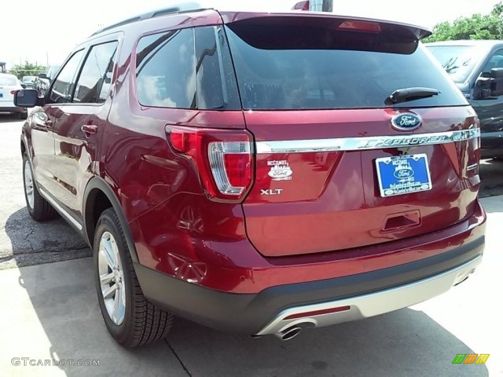 2016 Explorer XLT - Ruby Red Metallic Tri-Coat / Medium Light Camel photo #7