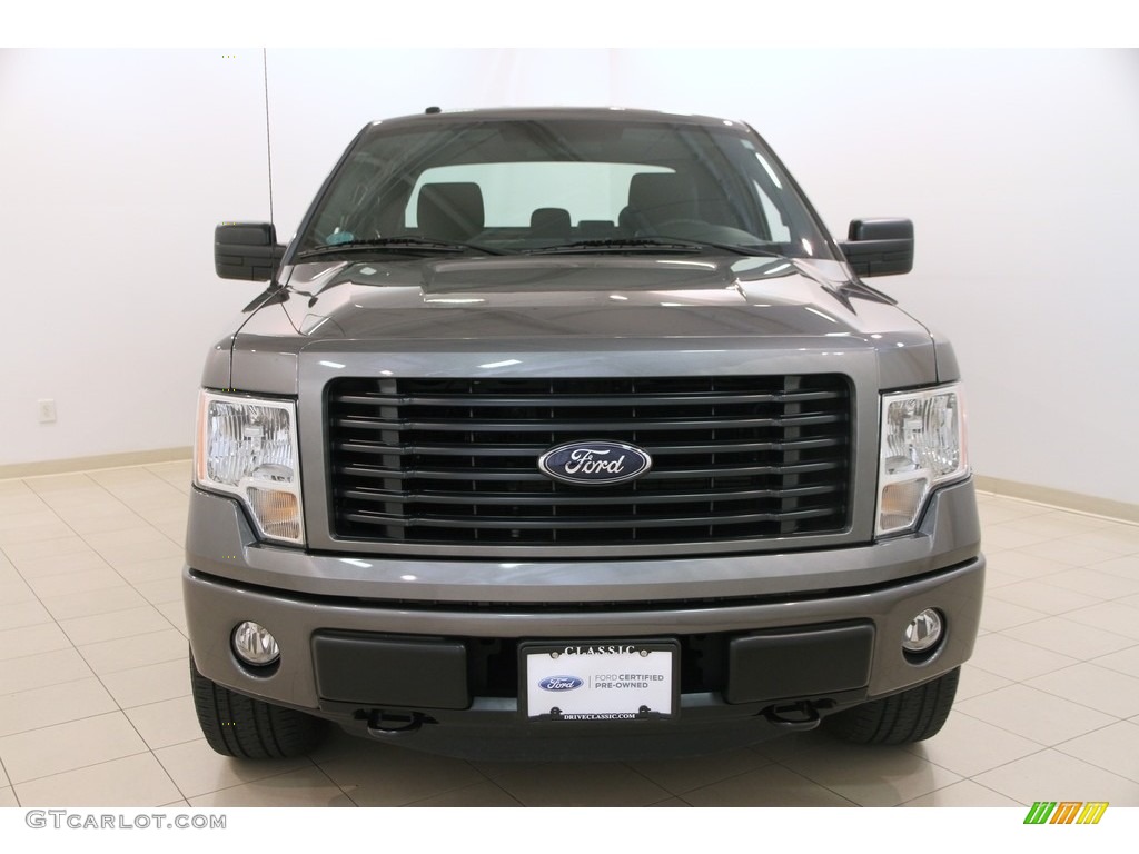 2014 F150 STX SuperCab 4x4 - Sterling Grey / Black photo #2