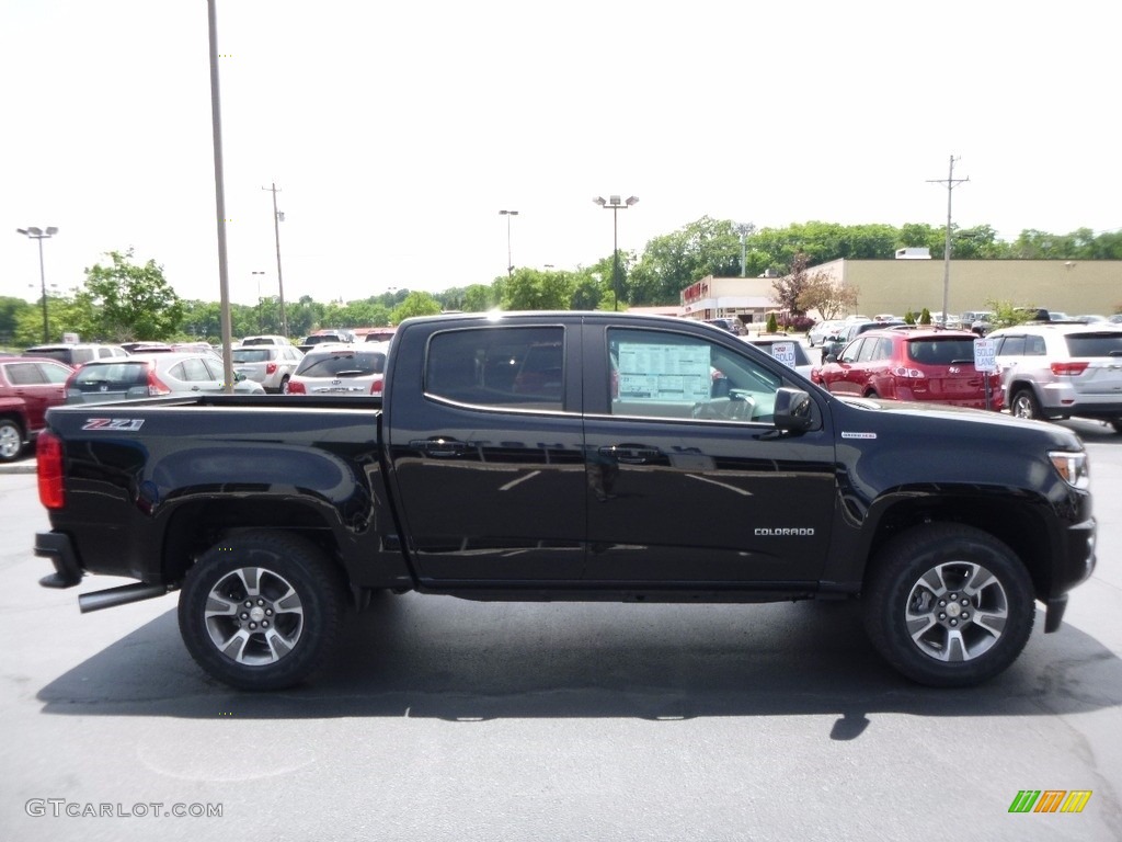 Black 2016 Chevrolet Colorado Z71 Crew Cab 4x4 Exterior Photo #113624811