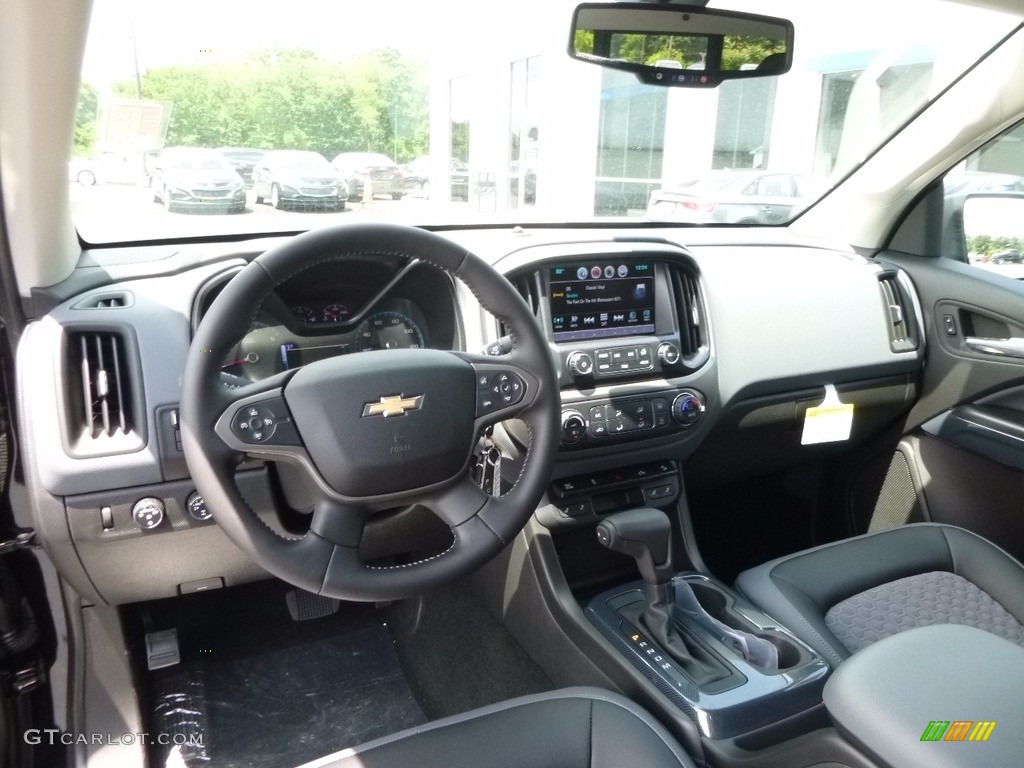 Jet Black Interior 2016 Chevrolet Colorado Z71 Crew Cab 4x4 Photo #113625006