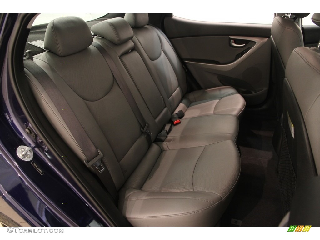2014 Elantra Limited Sedan - Blue / Gray photo #11