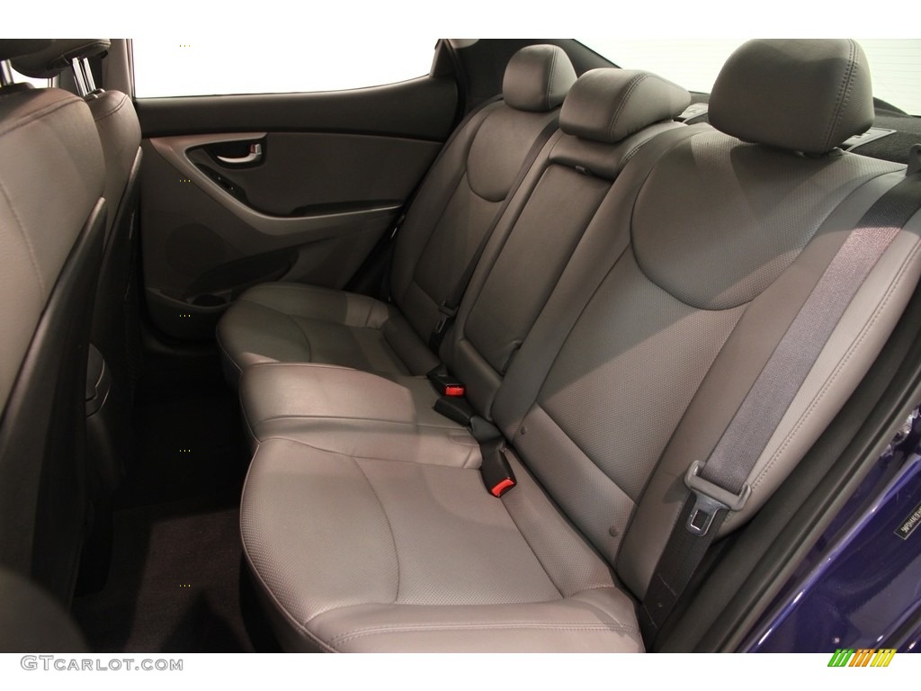 2014 Elantra Limited Sedan - Blue / Gray photo #12