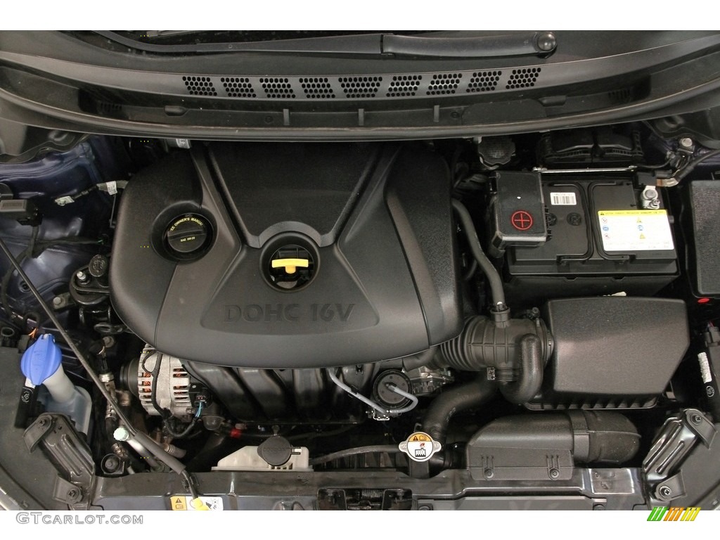 2014 Elantra Limited Sedan - Blue / Gray photo #14