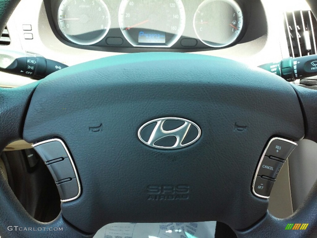 2009 Sonata GLS - Dark Cherry Red / Camel photo #12