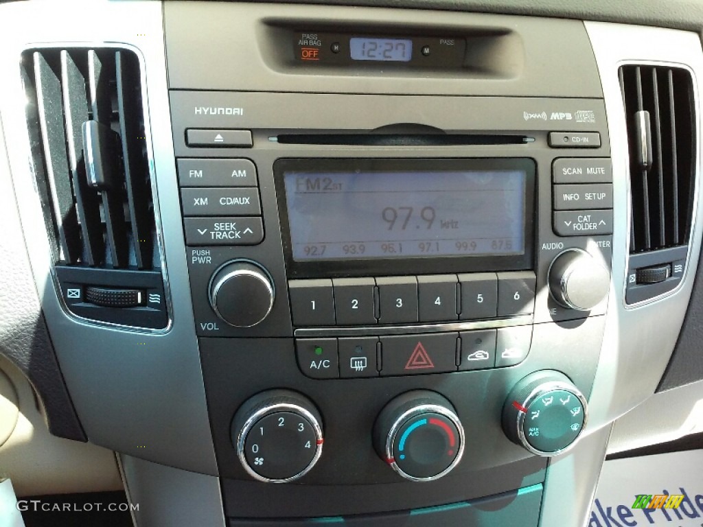 2009 Sonata GLS - Dark Cherry Red / Camel photo #14