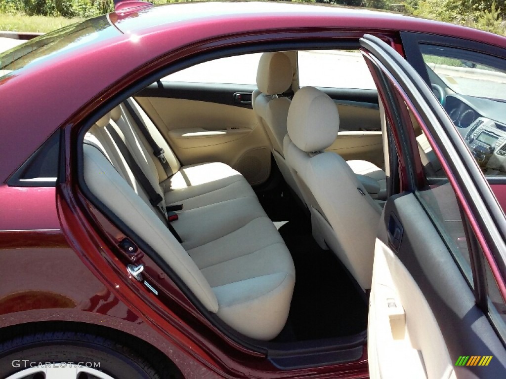 2009 Sonata GLS - Dark Cherry Red / Camel photo #19