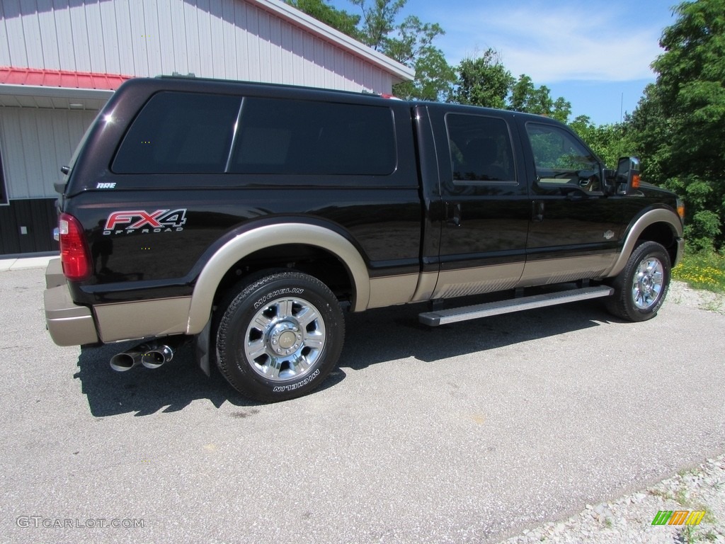 2013 F250 Super Duty King Ranch Crew Cab 4x4 - Kodiak Brown Metallic / King Ranch Chaparral Leather/Adobe Trim photo #6