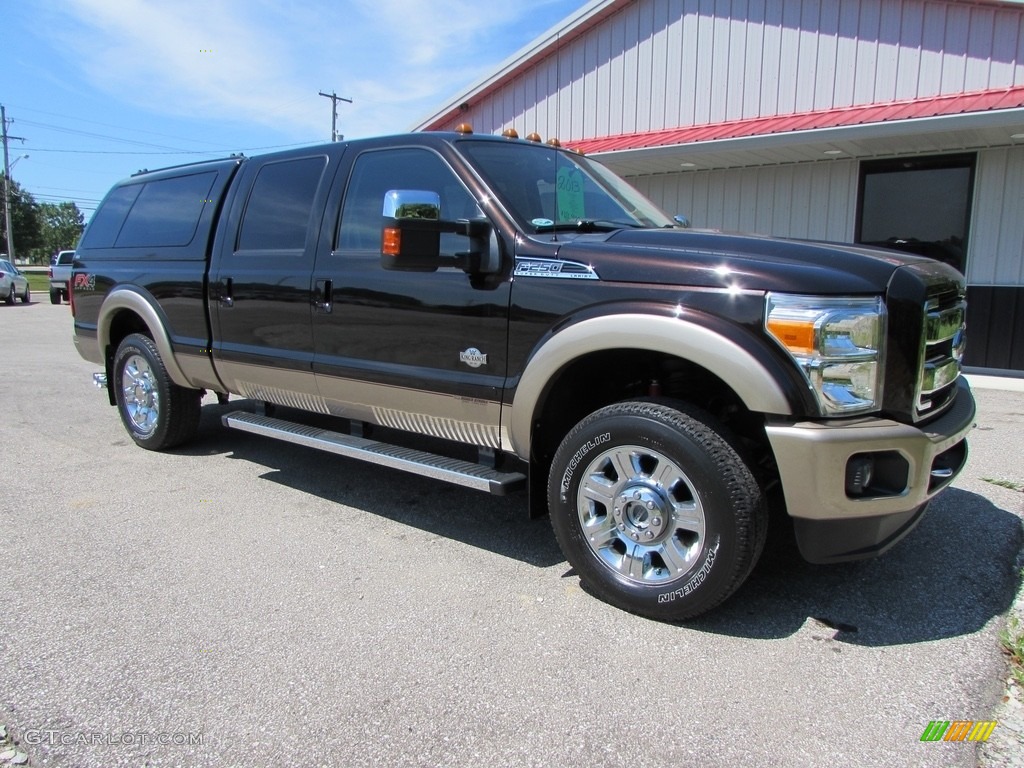 2013 F250 Super Duty King Ranch Crew Cab 4x4 - Kodiak Brown Metallic / King Ranch Chaparral Leather/Adobe Trim photo #7