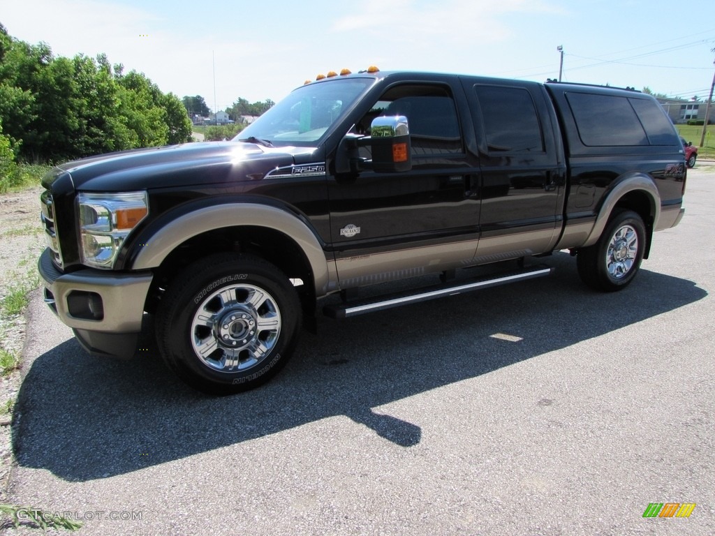 2013 F250 Super Duty King Ranch Crew Cab 4x4 - Kodiak Brown Metallic / King Ranch Chaparral Leather/Adobe Trim photo #8