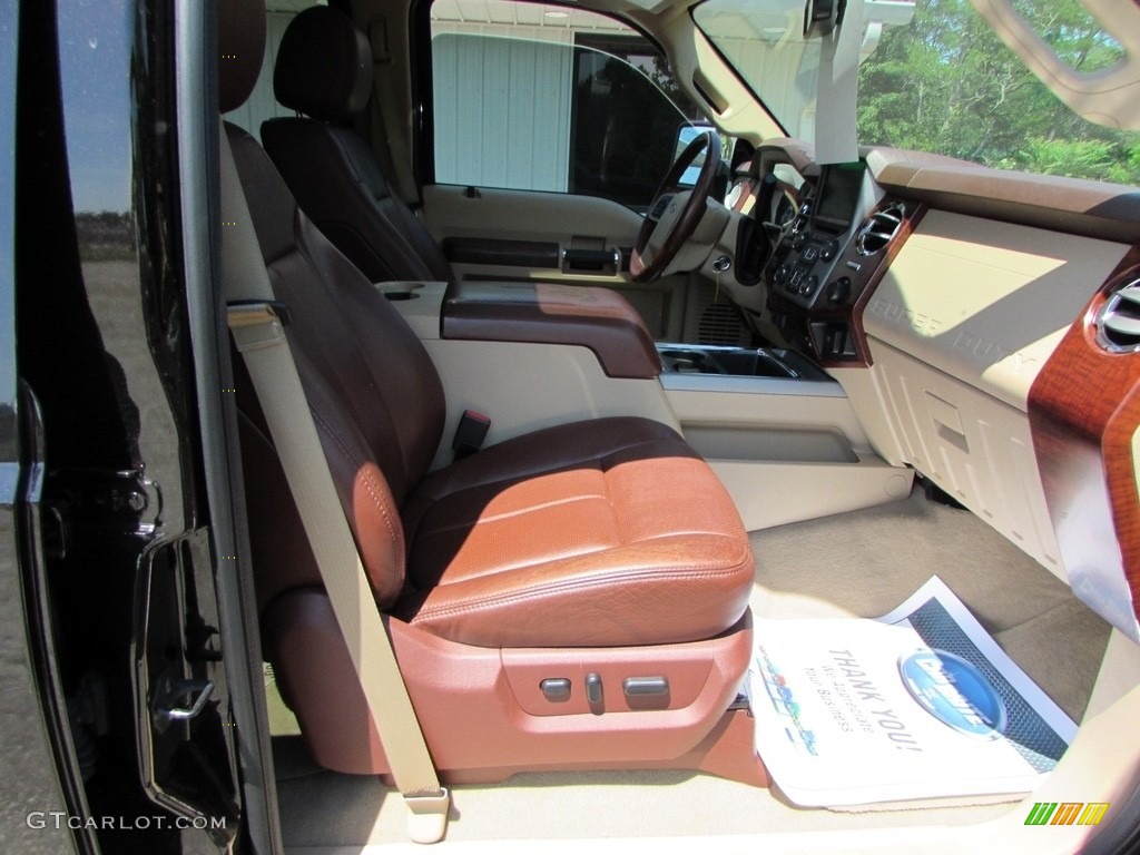 2013 F250 Super Duty King Ranch Crew Cab 4x4 - Kodiak Brown Metallic / King Ranch Chaparral Leather/Adobe Trim photo #13