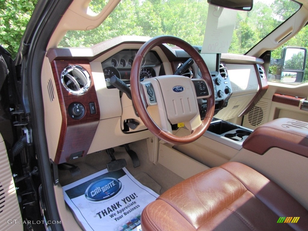 2013 F250 Super Duty King Ranch Crew Cab 4x4 - Kodiak Brown Metallic / King Ranch Chaparral Leather/Adobe Trim photo #19