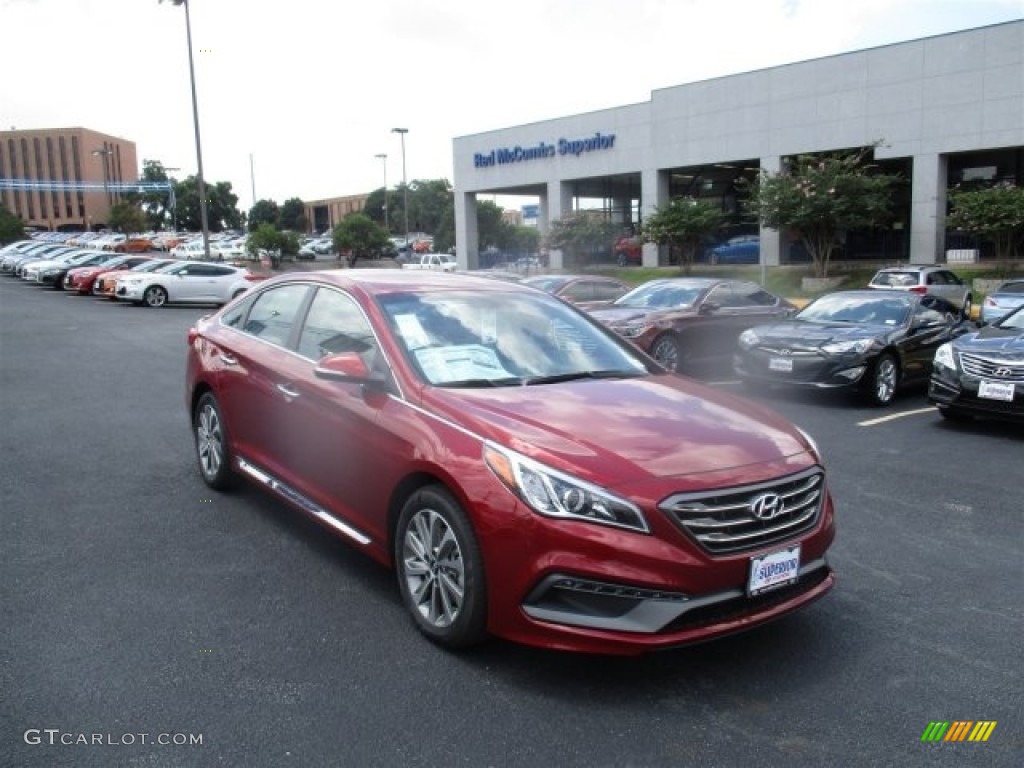 2016 Sonata Sport - Venetian Red / Gray photo #1