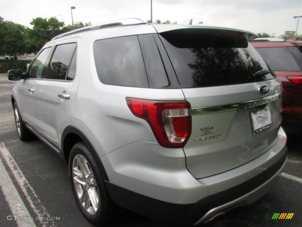 2016 Explorer Limited - Ingot Silver Metallic / Ebony Black photo #4