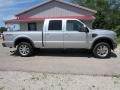 2008 Silver Metallic Ford F250 Super Duty XLT Crew Cab 4x4  photo #2