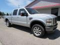 2008 Silver Metallic Ford F250 Super Duty XLT Crew Cab 4x4  photo #7