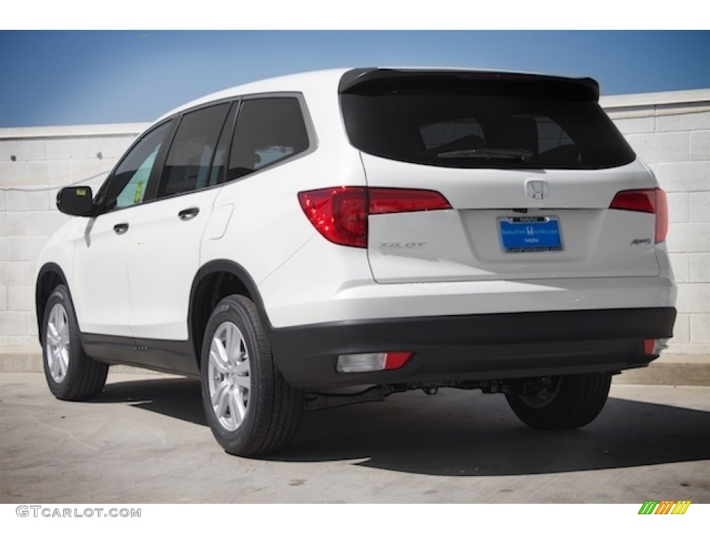 2016 Pilot LX AWD - White Diamond Pearl / Beige photo #2