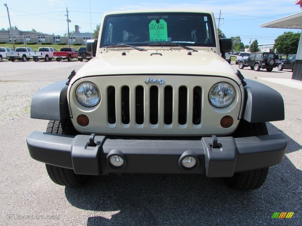 2012 Wrangler Unlimited Sport 4x4 - Sahara Tan / Black photo #3