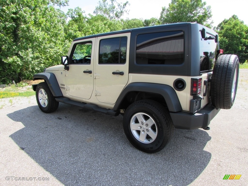 2012 Wrangler Unlimited Sport 4x4 - Sahara Tan / Black photo #5