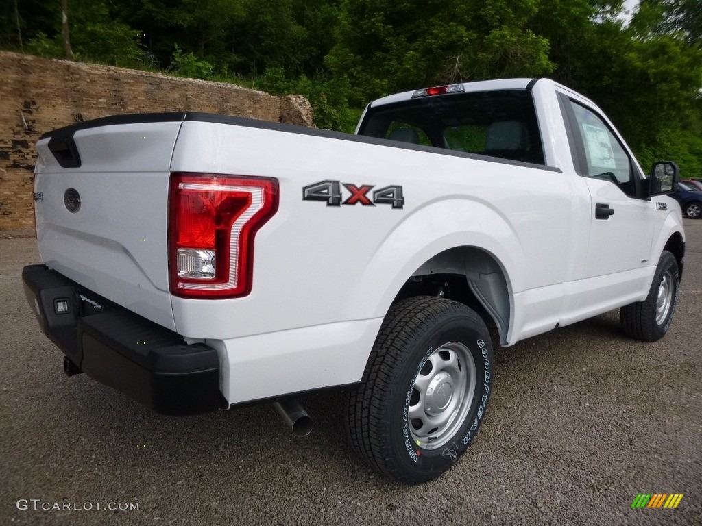 2016 F150 XL Regular Cab 4x4 - Oxford White / Medium Earth Gray photo #4