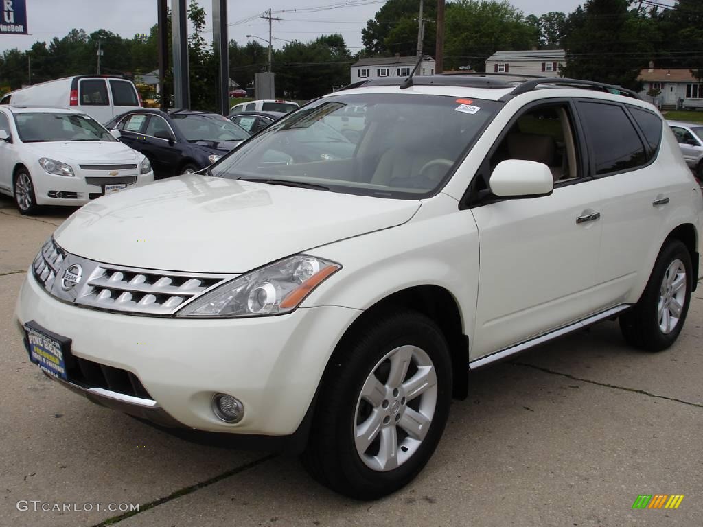 2006 Murano SL AWD - Glacier Pearl / Cafe Latte photo #1