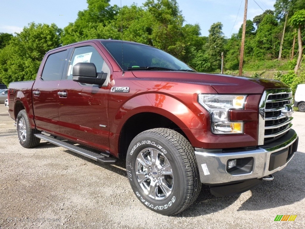 2016 F150 XLT SuperCrew 4x4 - Bronze Fire / Medium Earth Gray photo #8