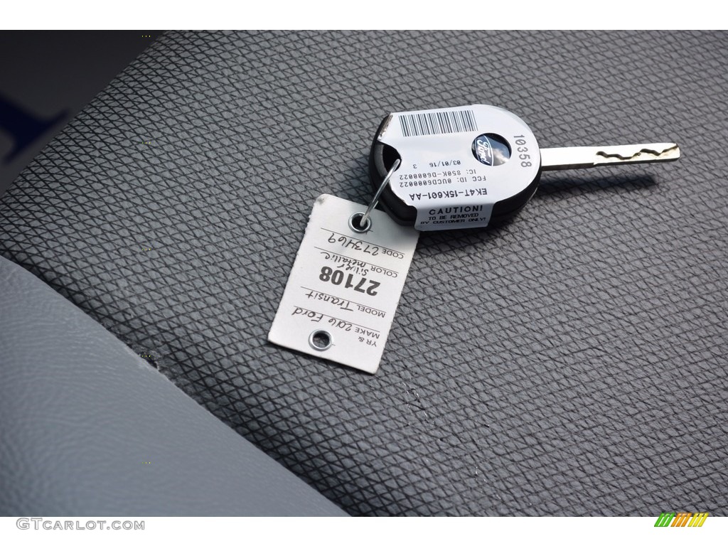 2016 Transit Connect XL Cargo Van Extended - Silver / Pewter photo #25